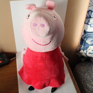 XL Talking Peppa Pig Plush 20" Tall